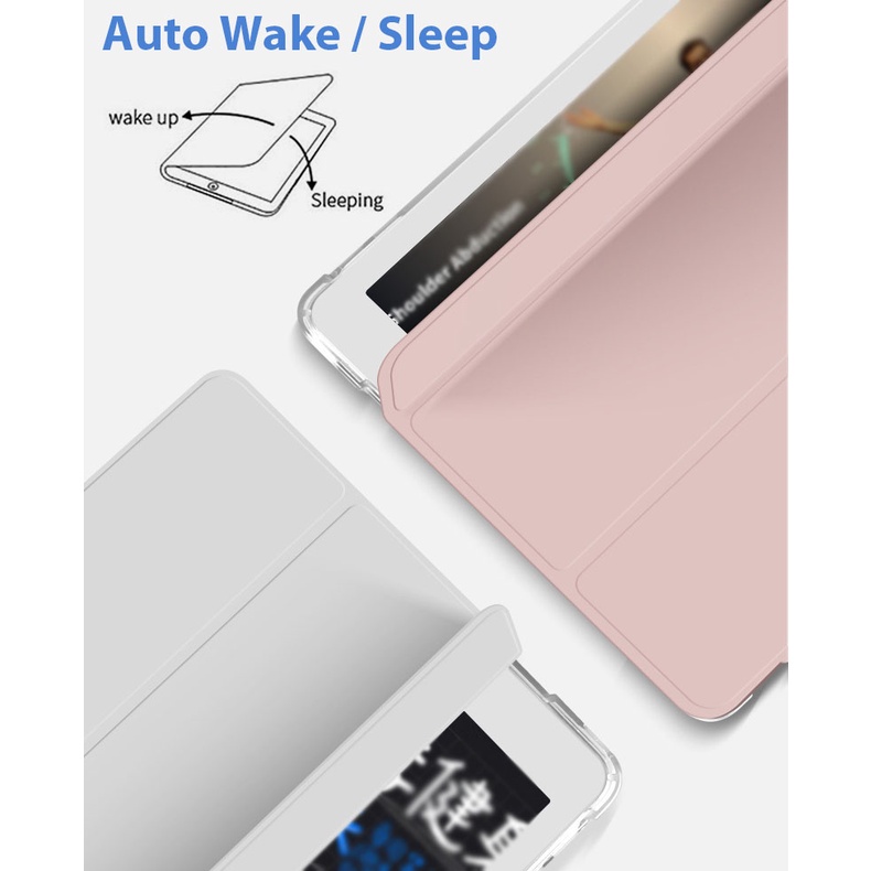 Bao Da Máy Tính Bảng Xoay Được Có Ngăn Đựng Bút Chì Cho iPad Pro 11 Air 5 Air 4 7th 8th 9th 10.2 inch