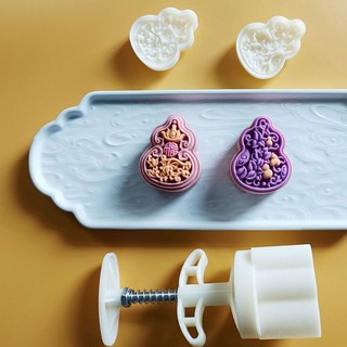 Khuôn làm bánh trung thu hình hồ lô diy