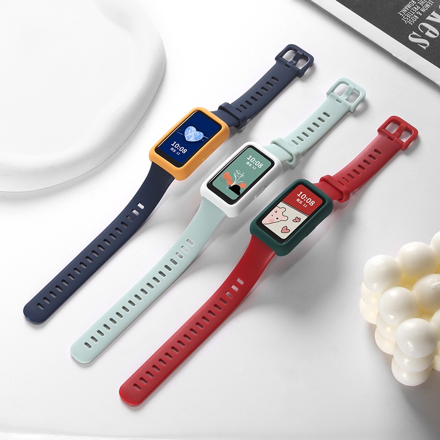 Dây Đeo Thay Thế Bằng Silicon TPU Mềm Cho Đồng Hồ Thông Minh Huawei Band 6 7 Band7