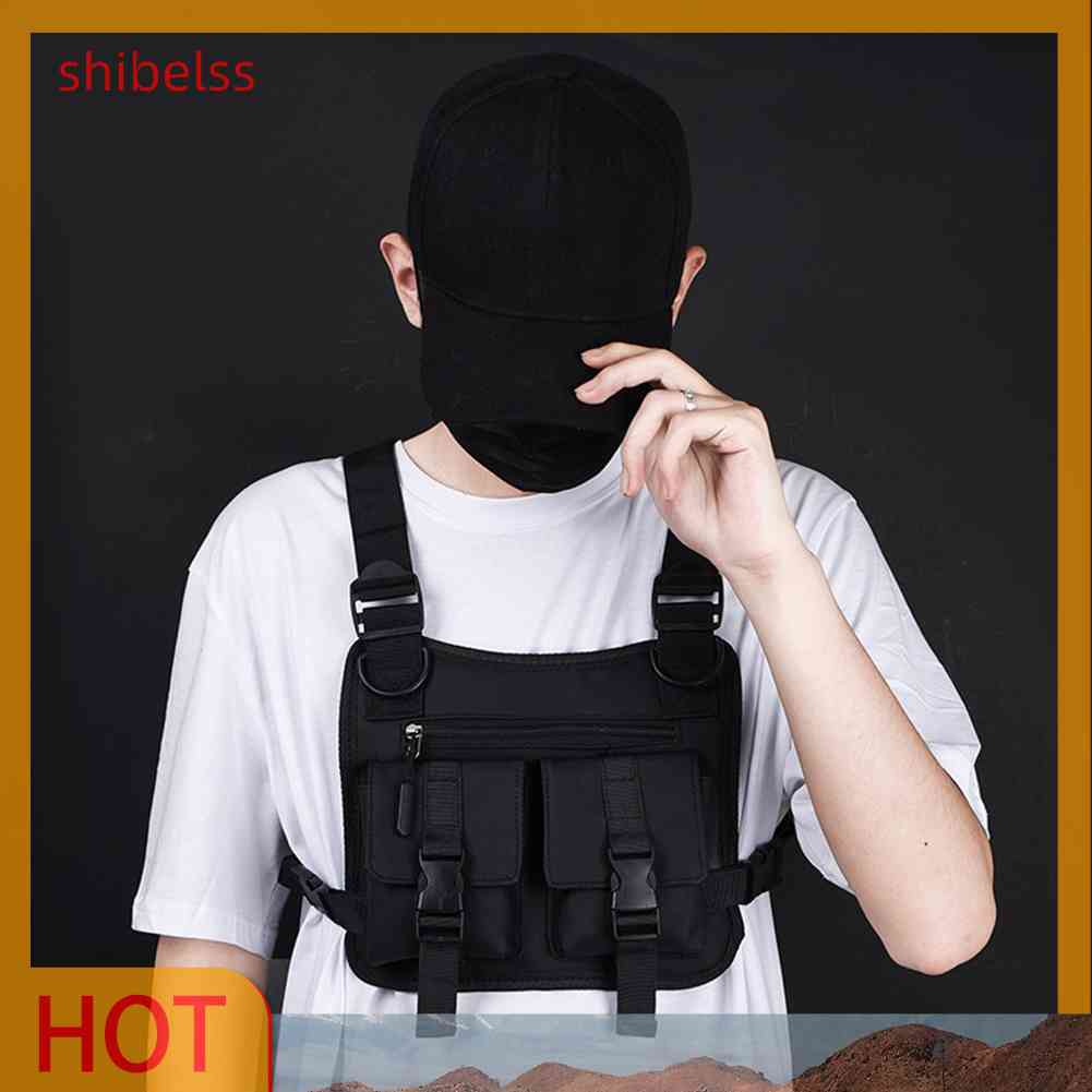 Túi Đeo Chéo Ngực Đa Năng Phong Cách Hip hop Cho Nam