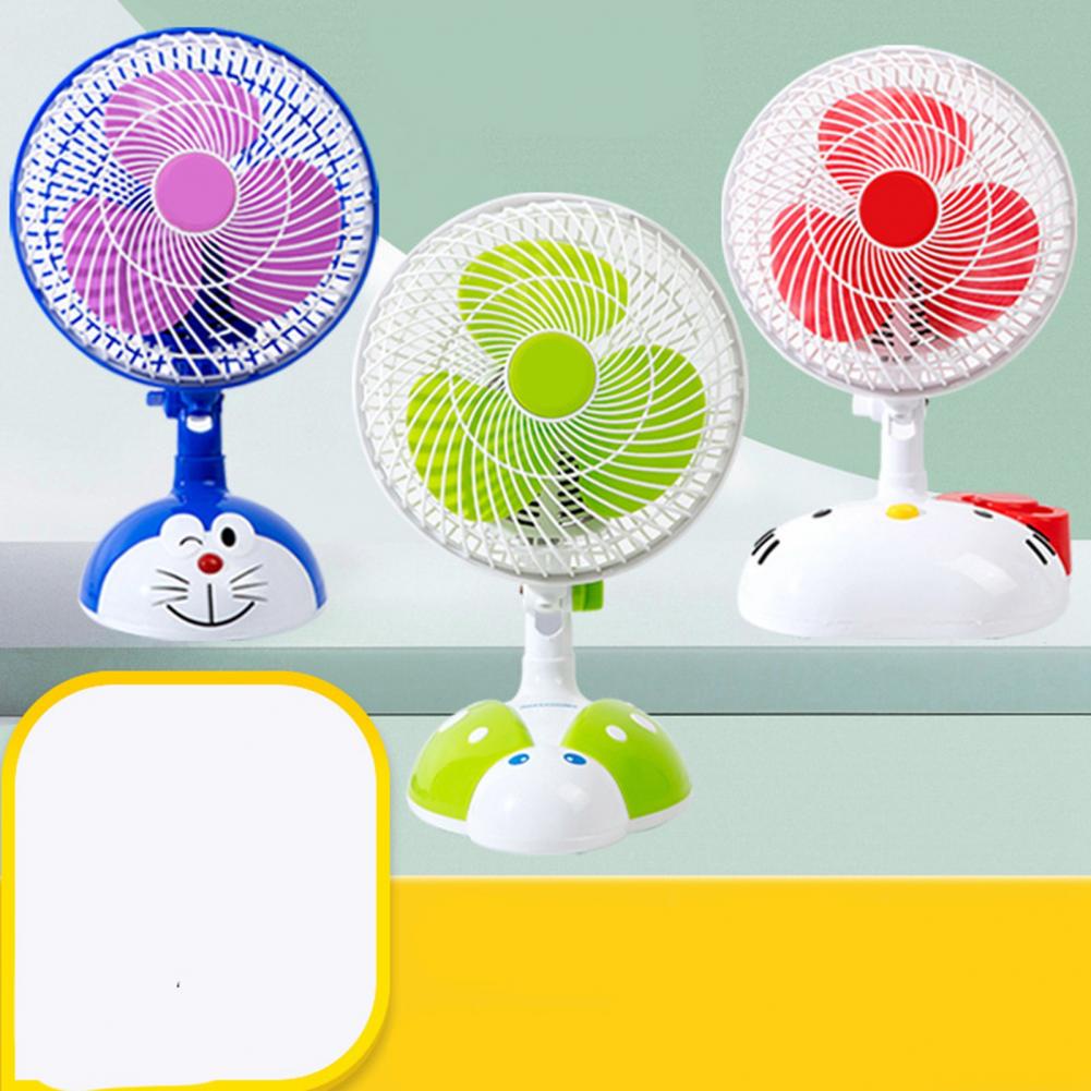 Quạt mini để bàn, quạt để bàn mini hình thú siêu yêu THREELIVES