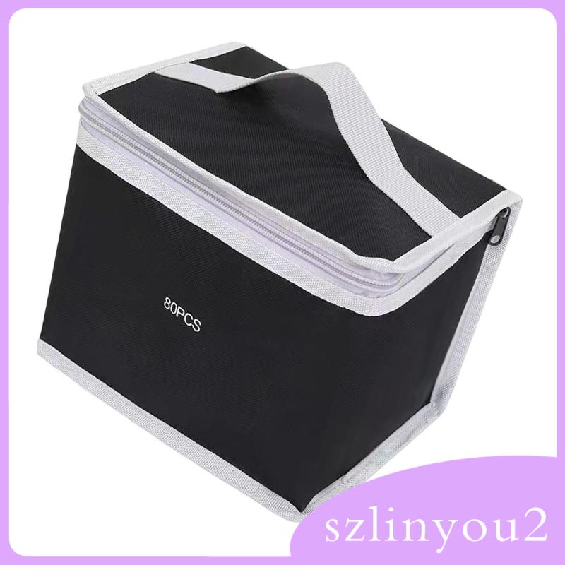 Túi Đựng Bút Đánh Dấu Bằng Vải Bạt Có Dây Kéo Cho Người Lớn