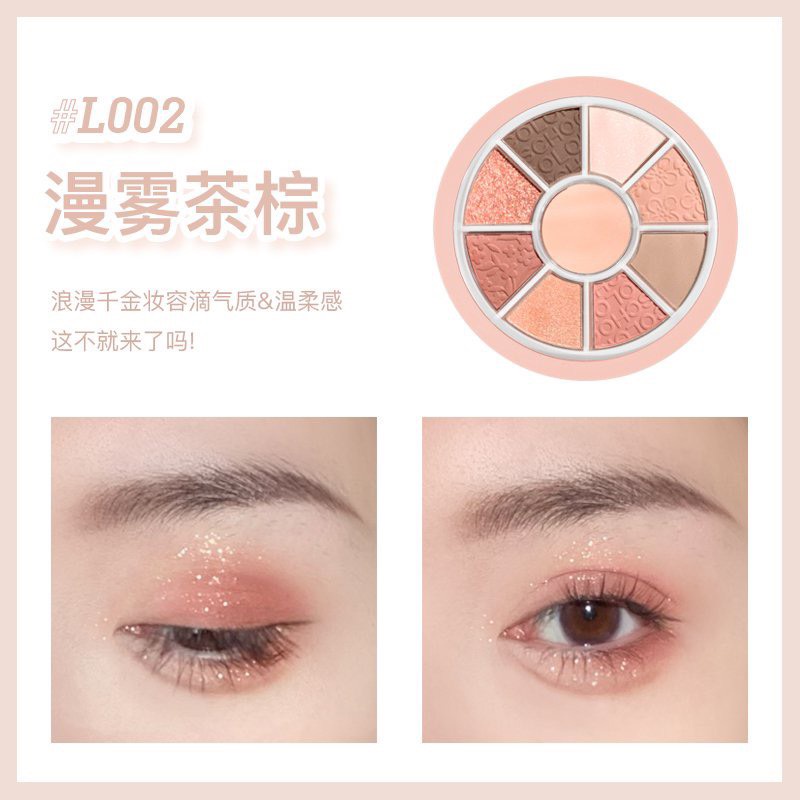 Bảng Phấn Mắt Trang Điểm 9 Ô Color School Vitality Pocket Eyeshadow Palette