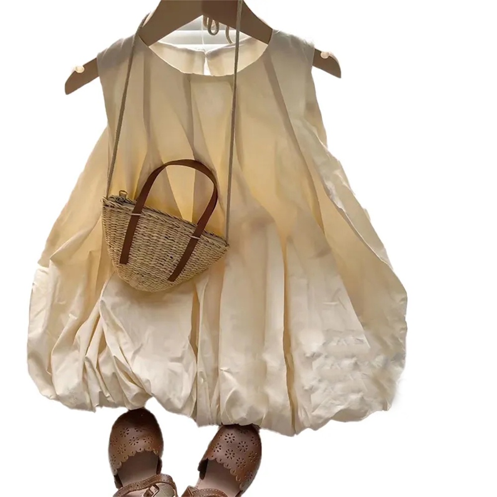 Đầm công chúa BEAR LEADER sát nách phong cách Hàn Quốc thời trang mùa hè 2023 cho bé gái 2-6 tuổi