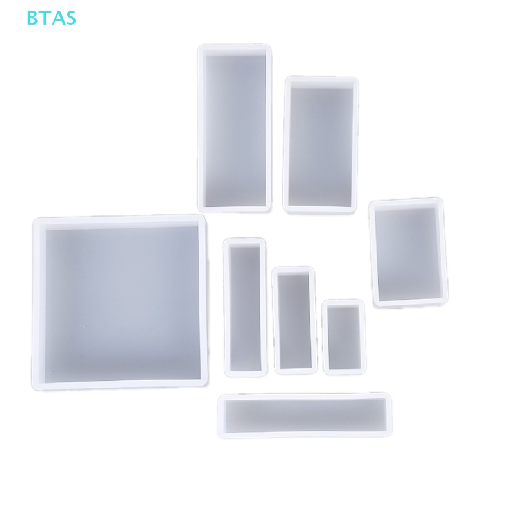 Khuôn Silicone Hình Vuông / Chữ Nhật Làm Trang Sức Thủ Công