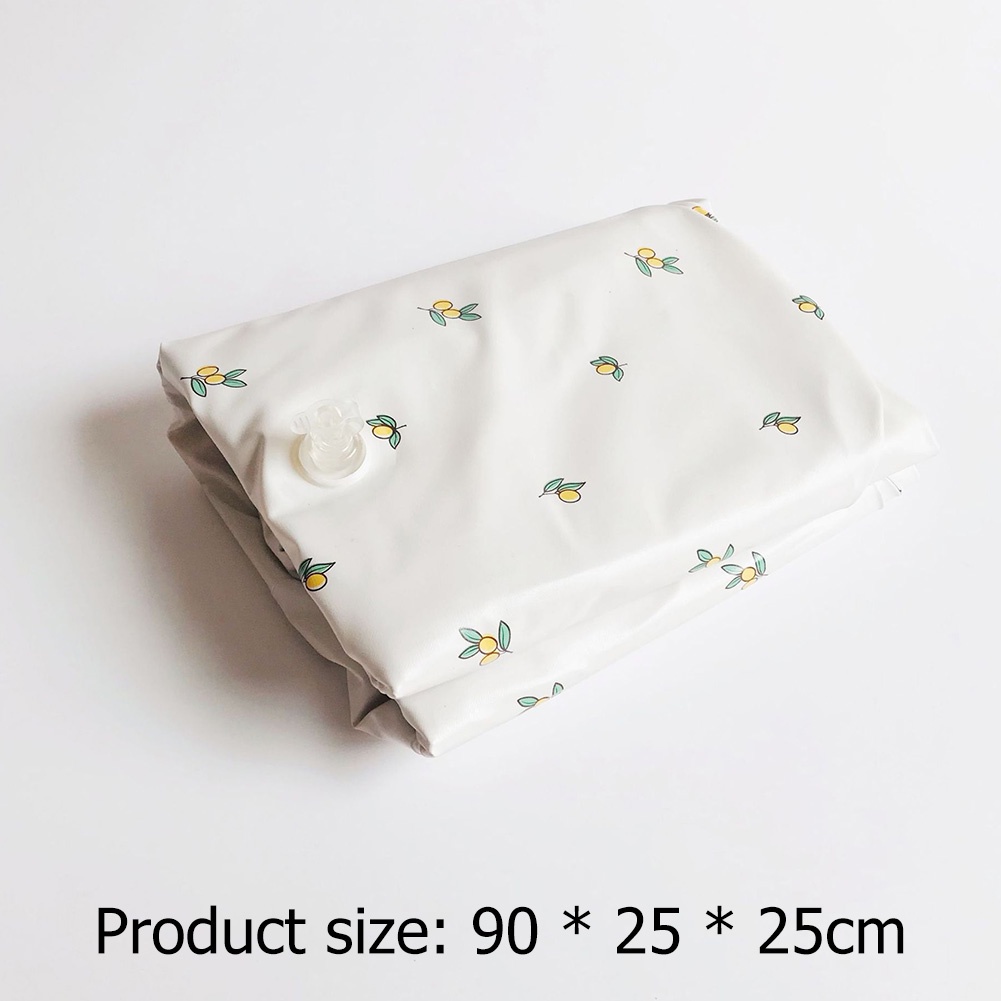 Bể bơi Bơm Hơi 90cm Bằng PVC Mềm Hình Tròn Có Hàng Rào Chắn Ngoài Trời Cho Bé Chơi