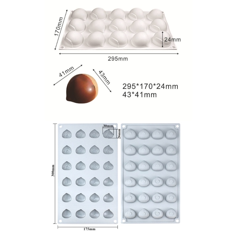 Khuôn Làm Bánh Bằng Silicone Chống Dính Tiện Lợi