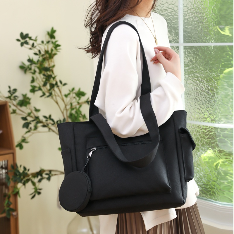 Túi tote Bằng Vải nylon Sức Chứa Lớn Thời Trang Dễ Phối Đồ Cho Nữ