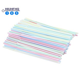 Set 100 Ống Hút Nhựa Linh Hoạt Sử Dụng Một Lần