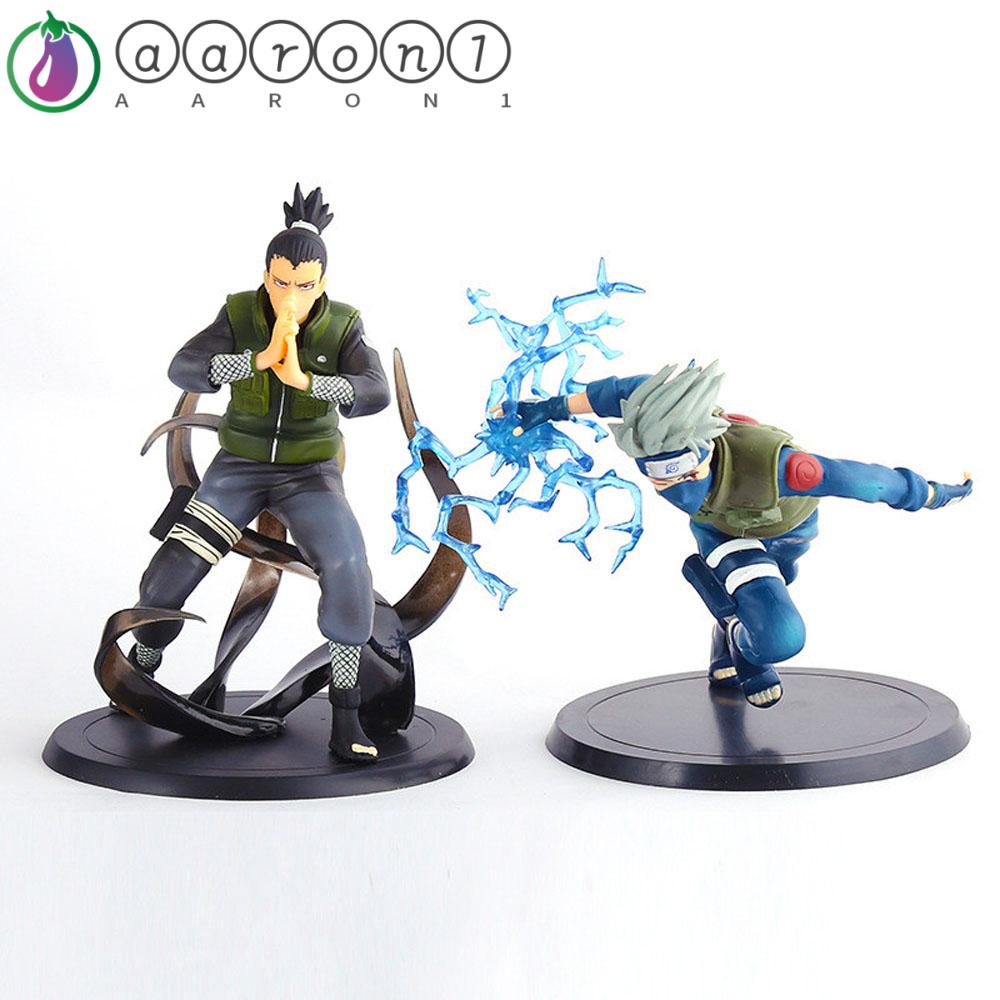 Aaron1 Mô Hình Nhân Vật Nara Shikamaru Kakashi Phim Naruto Bằng Pvc
