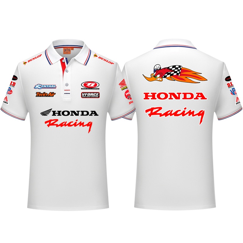 Áo Thun POLO Tay Ngắn F1 Phong Cách Mới Phù Hợp Với Mùa Hè Dành Cho Nam Công Thức Xe Đua honda