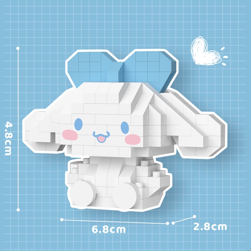 Đồ Chơi Lắp Ráp Lego xếp Hình Chú Chó Cinnamon Dễ Thương Dùng Làm Quà Tặng Sinh Nhật