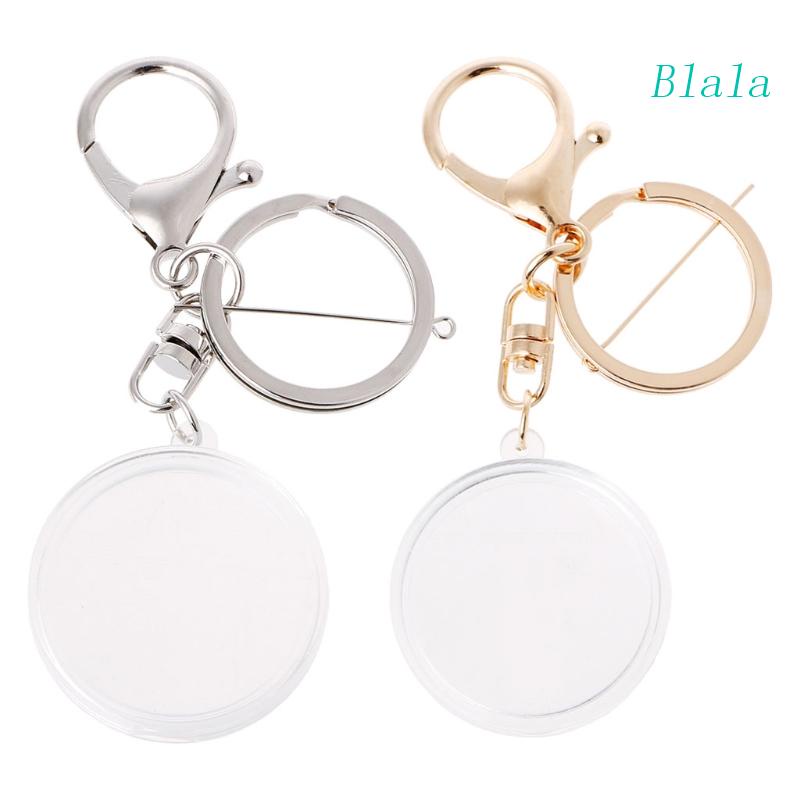 Móc Khóa Hình Viên Thuốc Đựng Tiền Xu 30mm 27mm