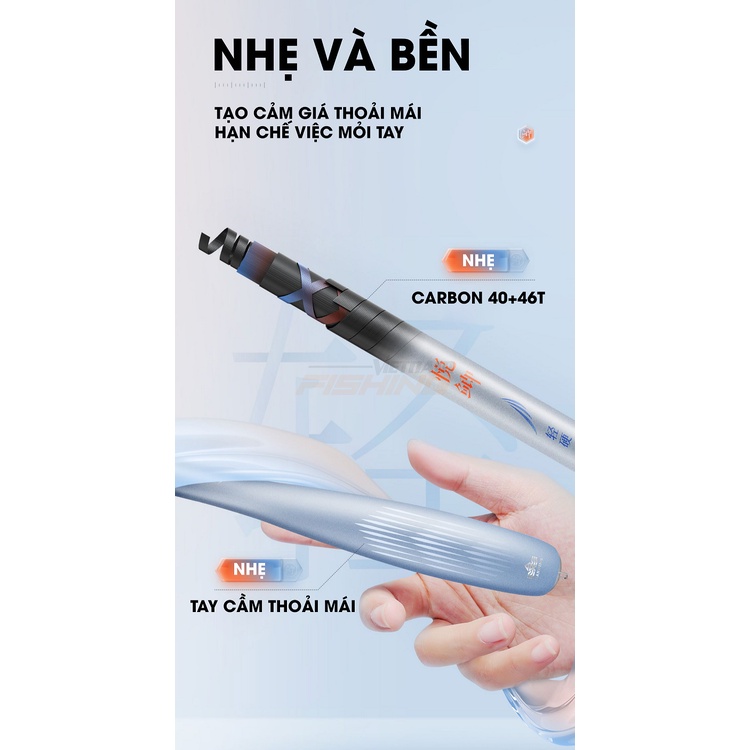 Handing Duyệt Tức 3H, chuyên câu Chép, Diếc .v.v. Bảo hành free 2 lóng.