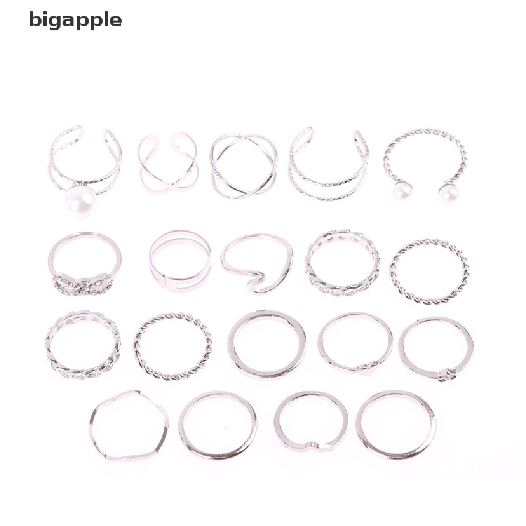 Set 18 Nhẫn Thời Trang Cá Tính Dành Cho Nữ