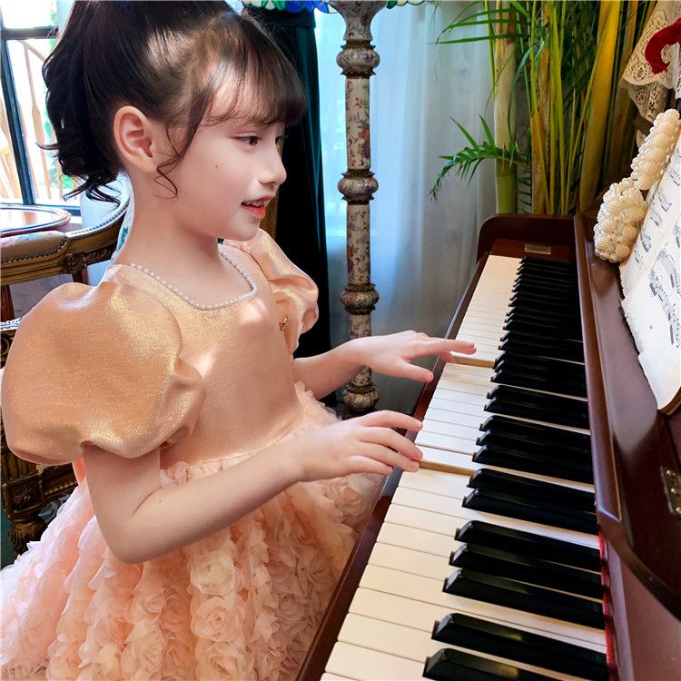 Đầm Công Chúa Mùa Hè 2023 Tay Phồng Siêu Cổ Tích Mẫu 23 Seckill Influencer Thời Trang Mùa Hè Mới Cho Bé Gái