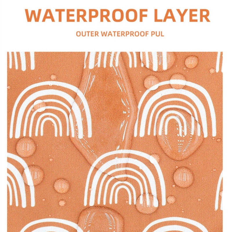 Túi Đựng Bỉm Kích Thước 30x40cm Chống Thấm Nước Có Khóa Kéo Tiện Dụng