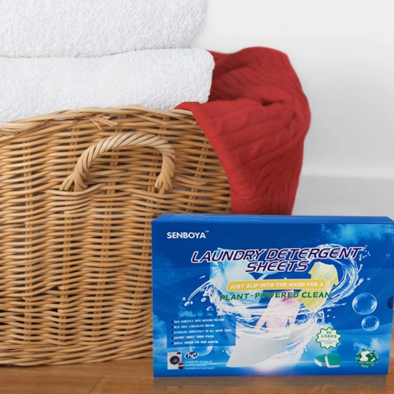 Miếng Giấy Giặt Đồ Chất Liệu Tự Nhiên Tiện Dụng Khi Đi Du Lịch / Cắm Trại