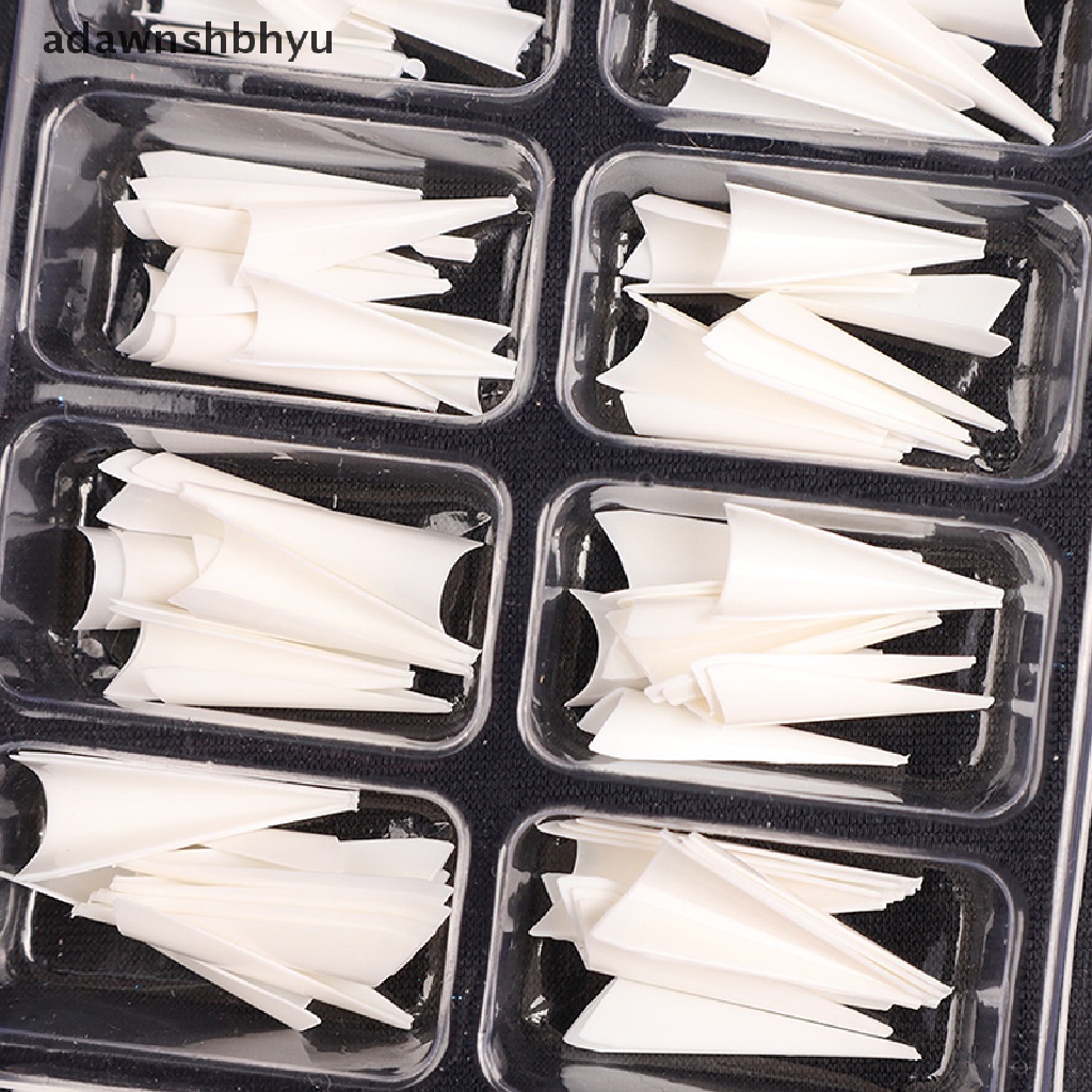 Set 100 Móng Tay Giả Nửa Đầu Nối Dài Chuyên Dụng