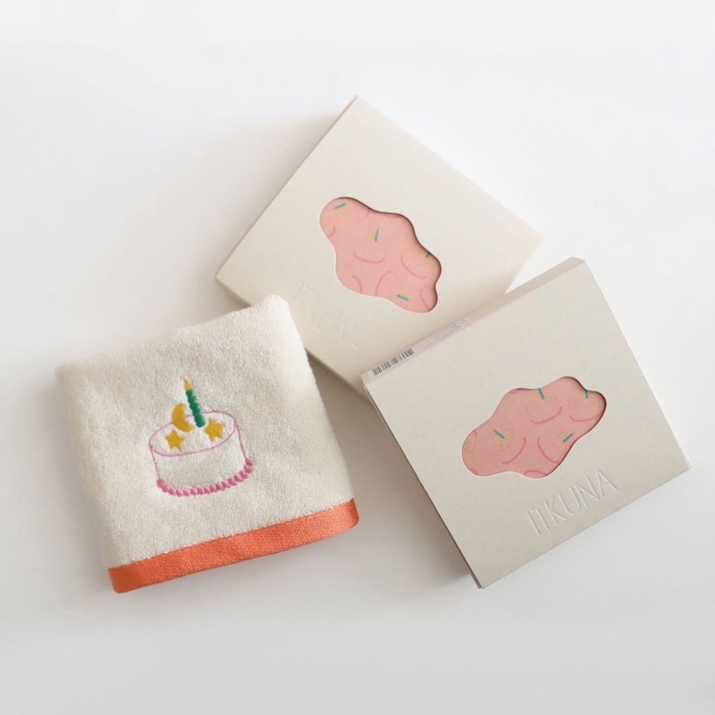 TEDDYBEAR🐻FREE Thêu Tên🤎 Khăn Mặt Thêu Hoạ Tiết Dễ Thương 40x25cm100% Cotton Cho Bé Đi Học Chống Lạc Mất