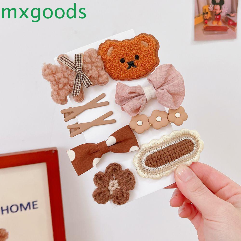 Set kẹp tóc BB hình gấu bông dễ thương dành cho bé gái