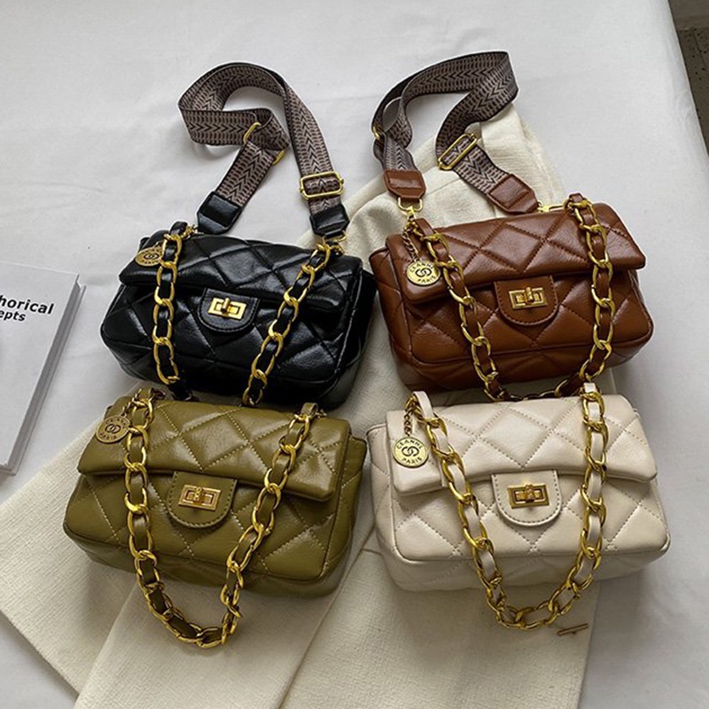 Túi Đeo Chéo Hình Vuông Nhỏ Thiết Kế Tinh Tế Hợp Thời Trang Cho Nữ