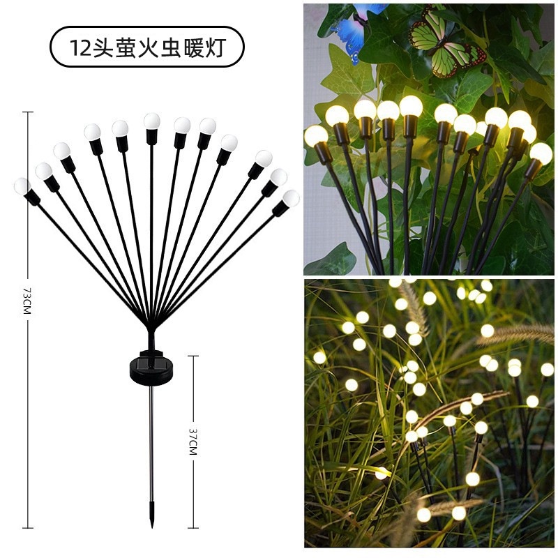 Đèn LED Năng Lượng Mặt Trời Chống Thấm Nước Chiếu Sáng Sân Vườn