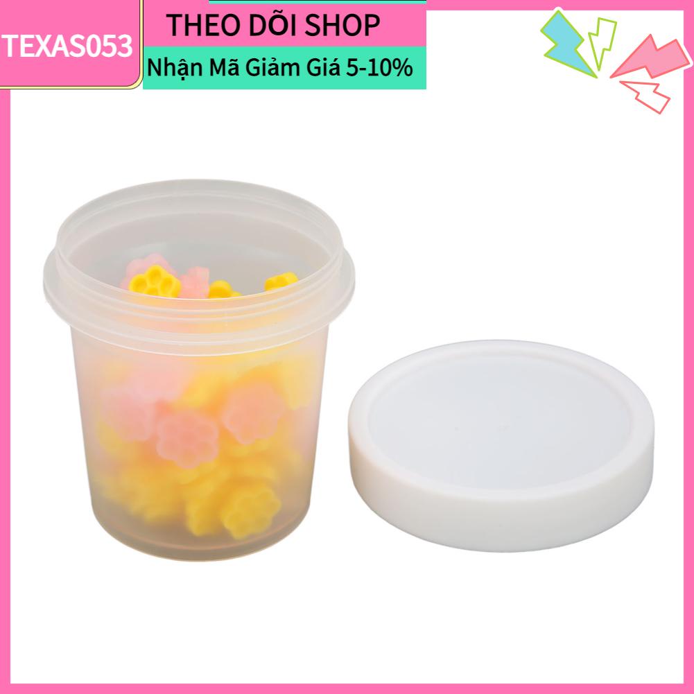 Texas053 Bộ 100 Cây Nối Mi Keo Đựng Khay 7 Lỗ Hình Hoa Giá Đỡ Ly Hồng Vàng Hỗn Hợp