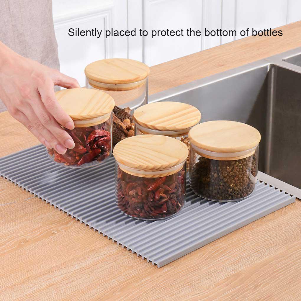 Đệm Phơi Khô Đồ Dùng Bằng Silicone Cách Nhiệt Đơn Giản Chuyên Dụng