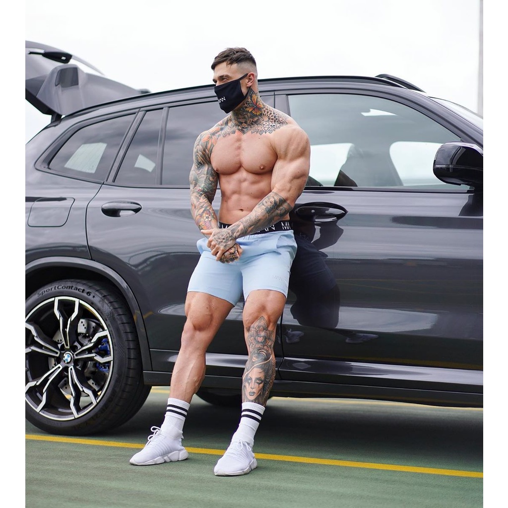 Quần Short Thể Thao Nam Co Dãn Nhanh Khô Thời Trang