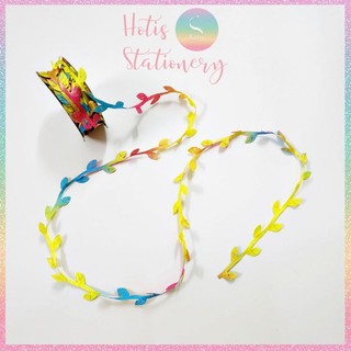 [HOTIS]  [Lẻ 1m/ 5m] Ruy băng lụa lá cây