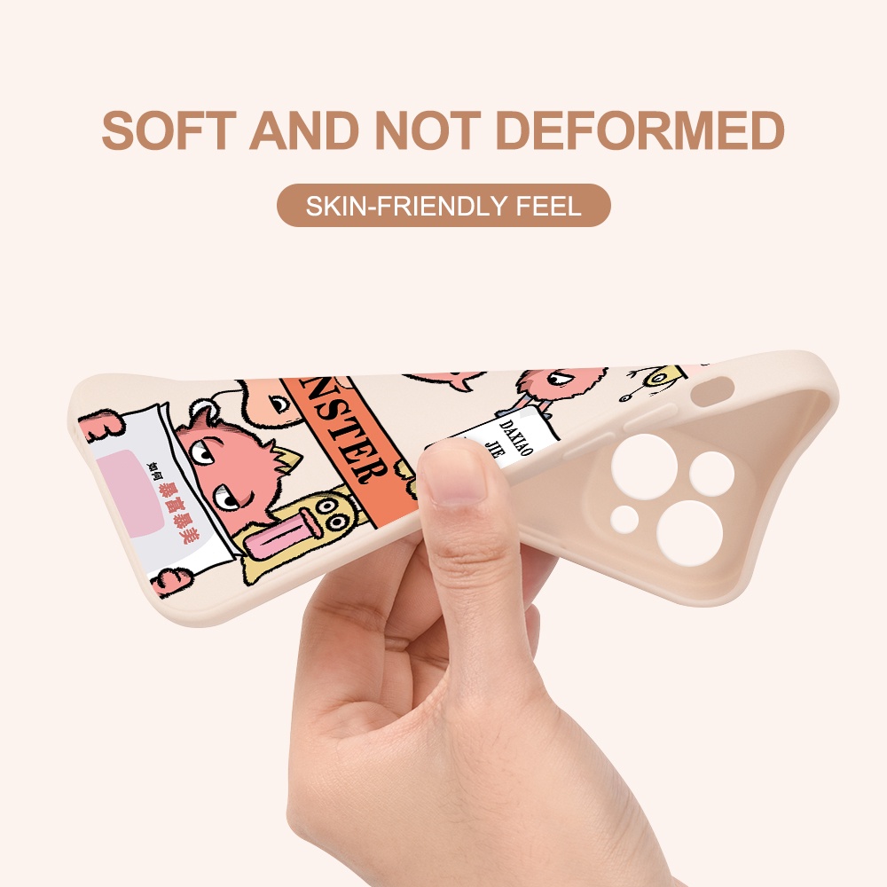 Ốp Điện Thoại Dẻo Họa Tiết Hoạt Hình Quái Vật Cho Realme 3 5 7 8 Pro 5s 8s 5i 6i 8i 9i Realme V13 XT Q Q3 Q3i Narzo 30 #H286