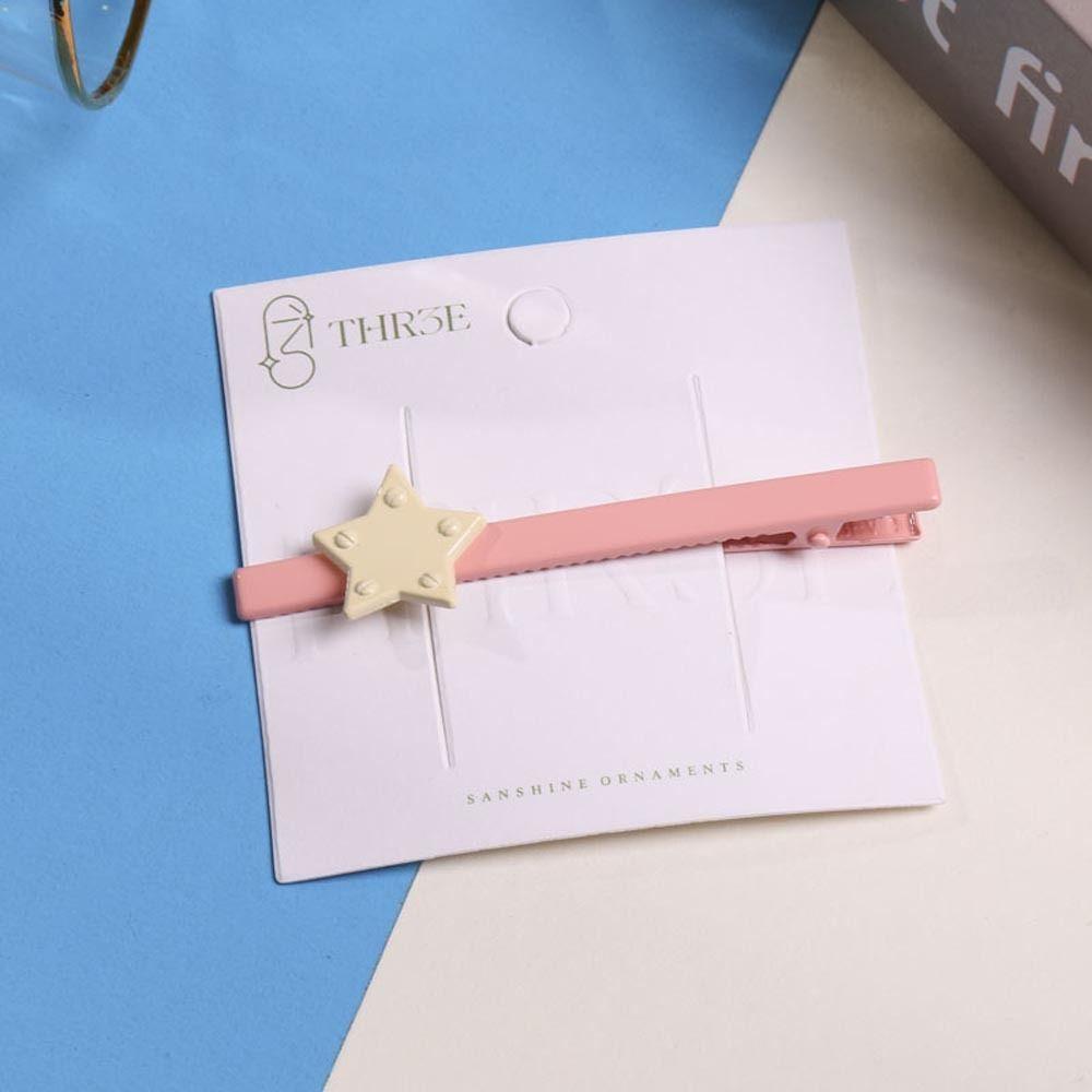 VANES1 Kẹp Tóc Y2K Hình Ngôi Sao / Mặt Cười / Trái Tim Phong Cách Hàn Quốc Ngọt Ngào Cho Bé Gái