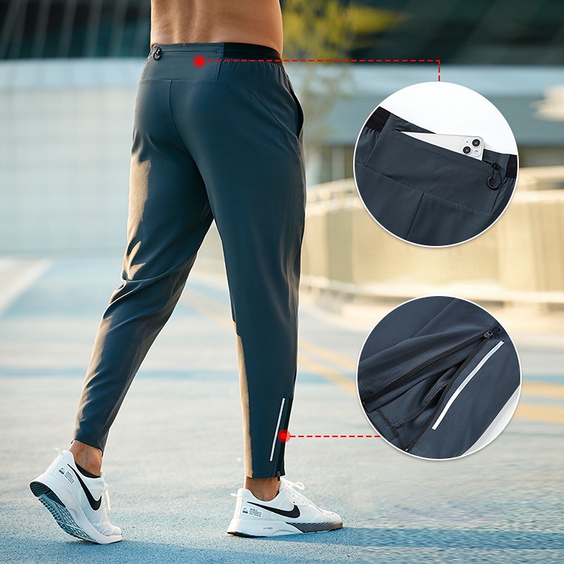 BBB Men’s Outdoor Sports Loose Quick Dry Trousers Fitness Running Training Basketball Leisure Pants