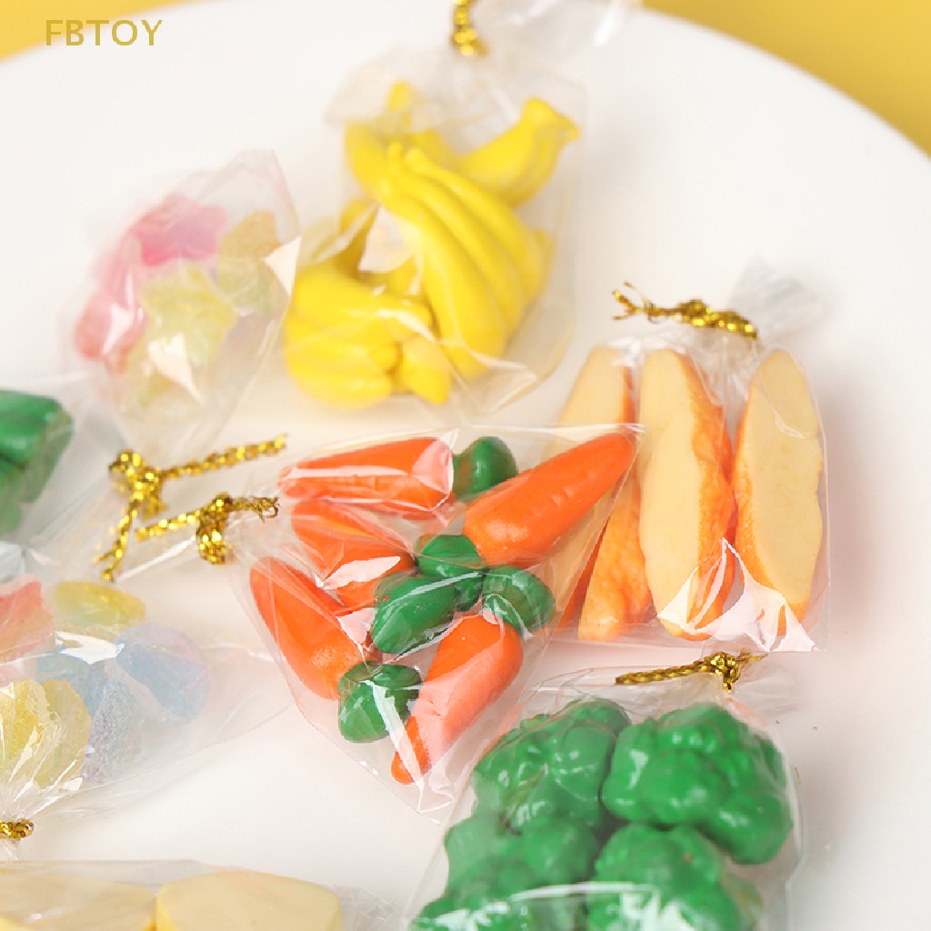 Mô Hình Bánh Mì / Rau Củ / Kẹo / Trái Cây Tỉ Lệ 1: 12 Trang Trí Nhà Búp Bê