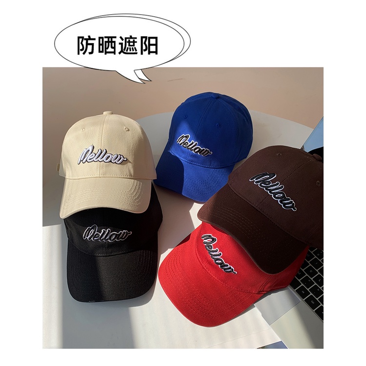 Mũ Lưỡi Trai Thêu Chữ Phong Cách Hàn Quốc Cá Tính Cho Nữ