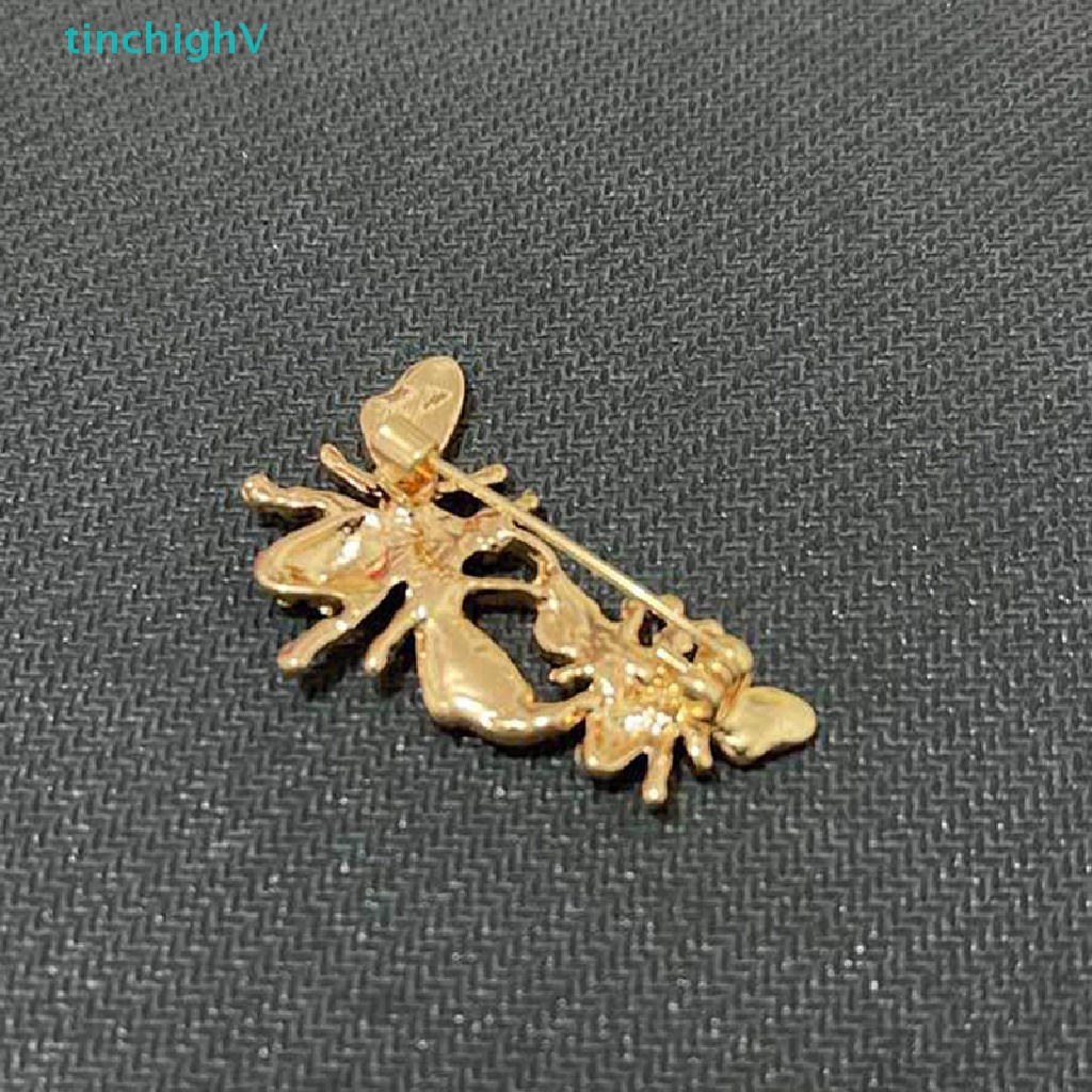 [TinchighV] Trâm Cài Áo Hình Con Ong Tráng Men Đính Đá Vintage Cho Nam Và Nữ [Mới]