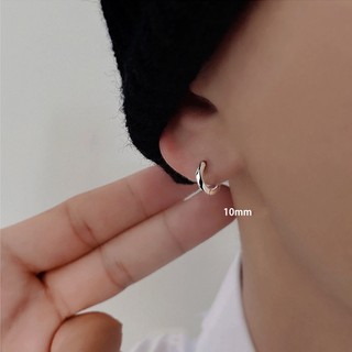 1 đôi bông tai xoắn thời trang cổ điển