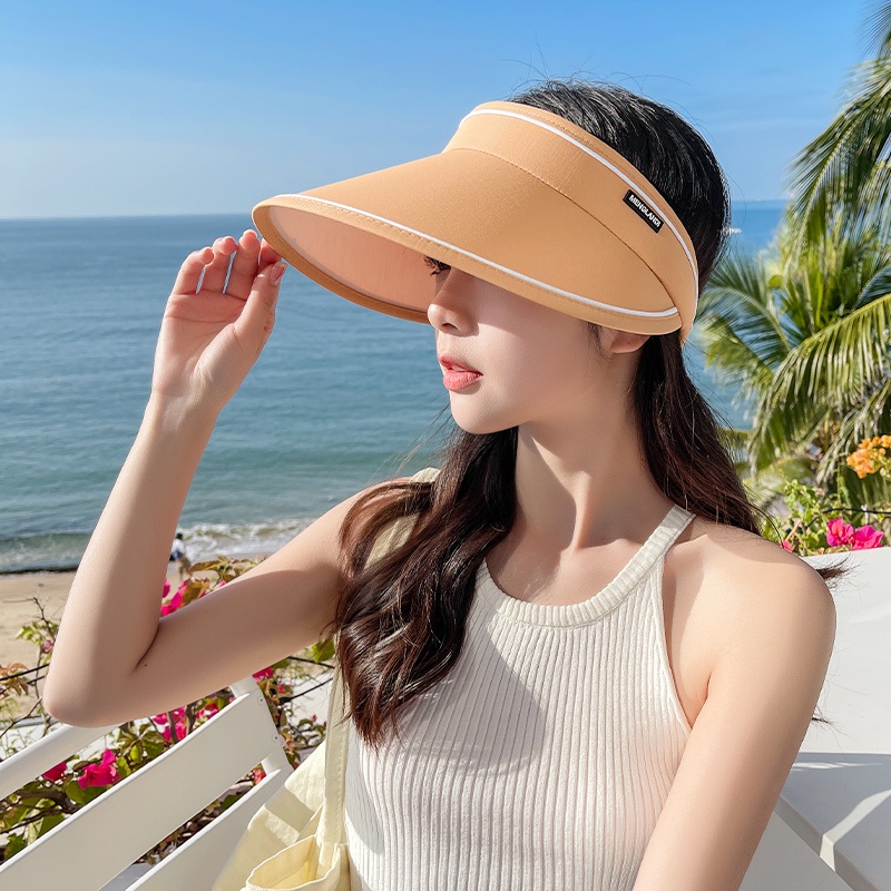 Mũ Chống Nắng Tia UV Hở Chóp Thời Trang Mùa Xuân Phong Cách Nhật Bản Mới Dễ Phối Đồ Cho Nữ