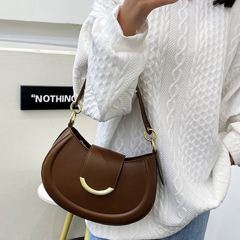 Túi Đeo Chéo Màu Trơn Thời Trang Dành Cho Nữ