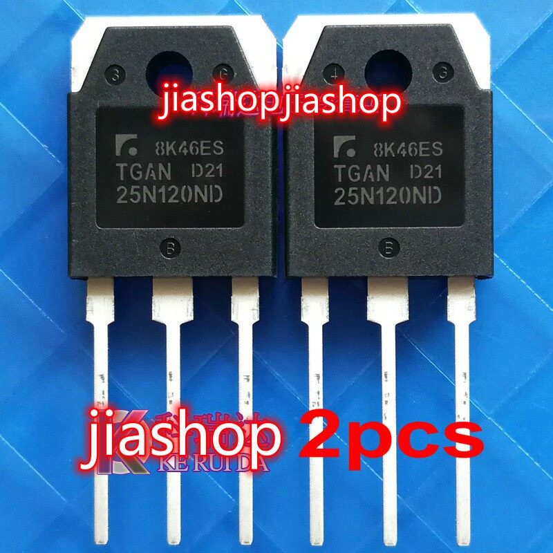5 Chiếc Chính Hãng 25N120ND TO-3P TGAN25N120ND TO3P 25A / 1200V IGBT Ống Nguồn Thông Thường Và Mới C