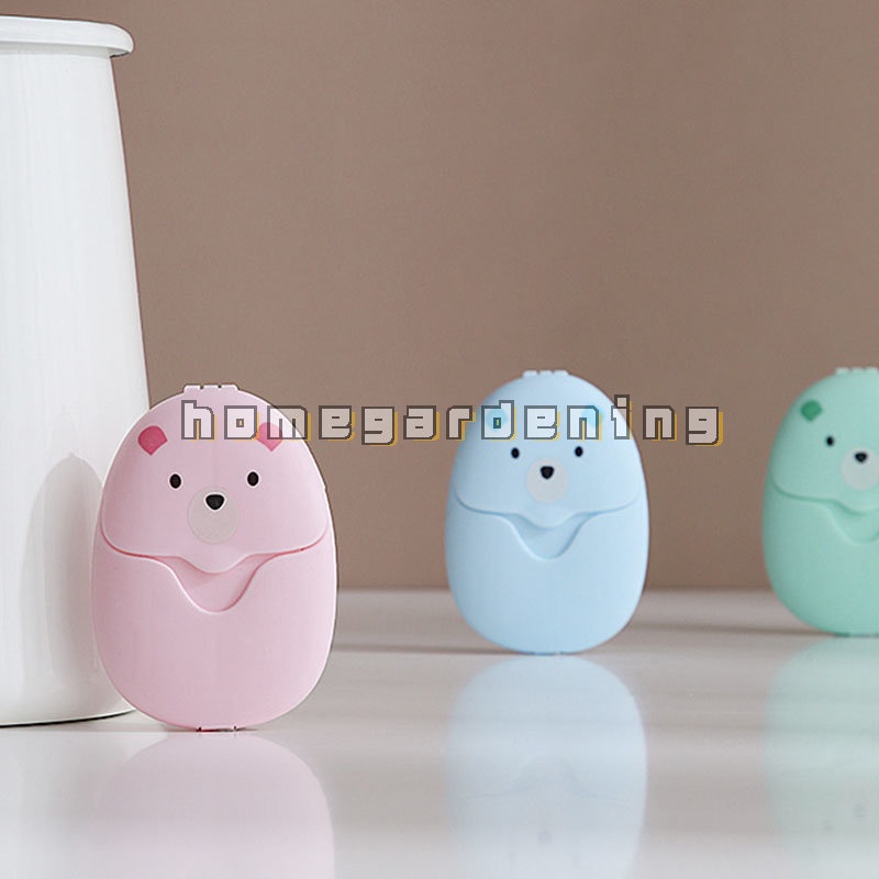 Set 50 Xà Phòng Giấy Mini Dùng Một Lần Tiện Dụng Khi Đi Du Lịch
