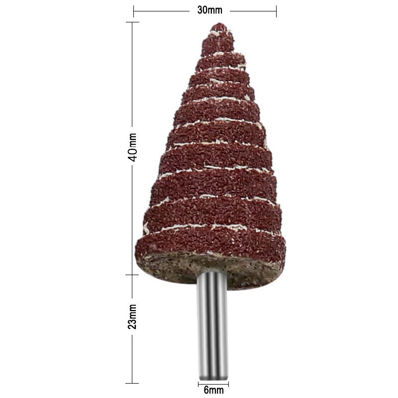 Set 2 Đầu Mài 6MM 80 Grit Dành Cho Máy Khoan