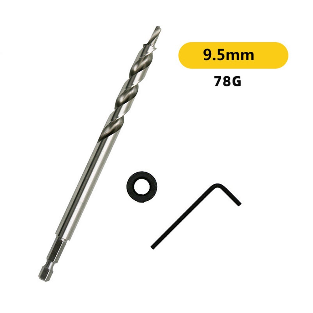 Mũi Khoan Lỗ 1 / 4 &quot;Hex Step Bit 3 / 8&quot; (9.5mm) Cho Lỗ Phi Công Kreg Jig