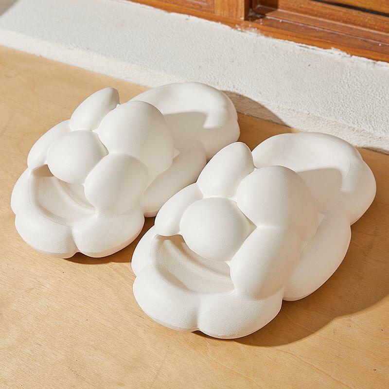 JY123A0 - Dép nữ nam dễ thương bong bóng  bánh mì to size rộng rãi có size lớn 45  giá rẻ êm chân