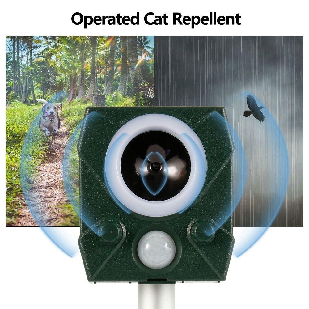 IVORY Thiết Bị Đuổi Chuột / Mèo Bằng Sóng Siêu Âm Chống Thấm Nước Tiện Dụng