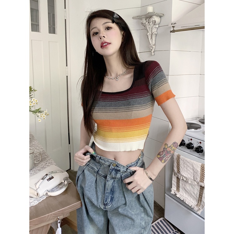 NRVP Áo Tank Top Màu Sắc Đơn Giản Thoải Mái Quyến Rũ Cho Nữ