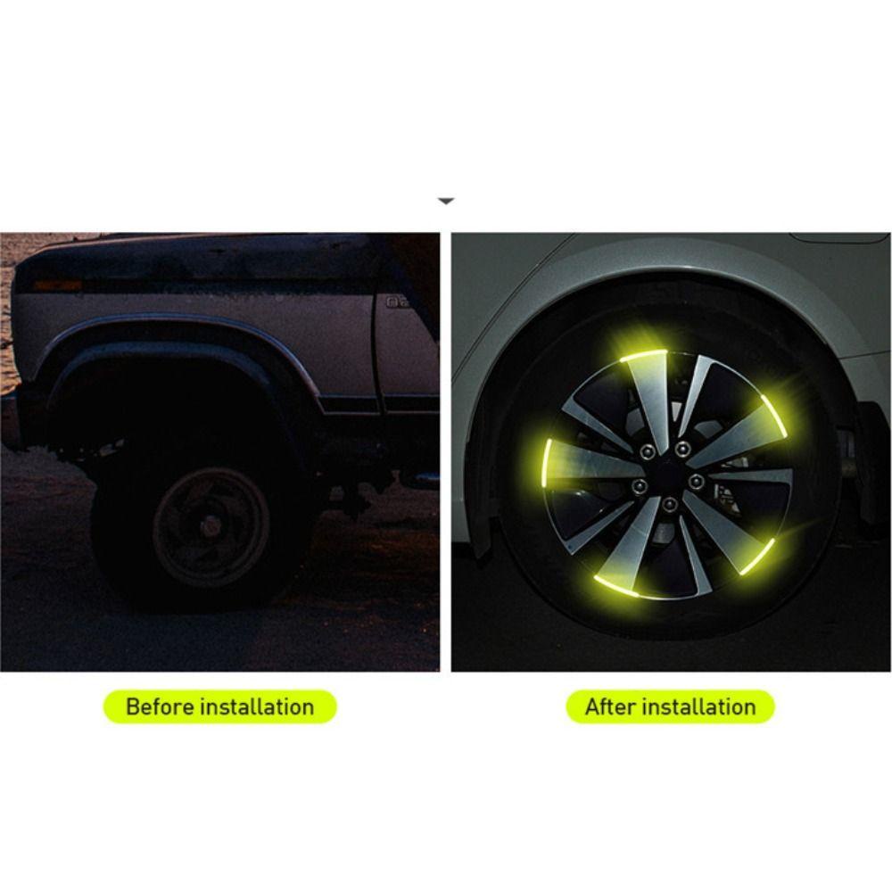 80 Miếng Dán Phản Quang Cảnh Báo Cho Xe Hơi Xe Đạp Tiện Dụng