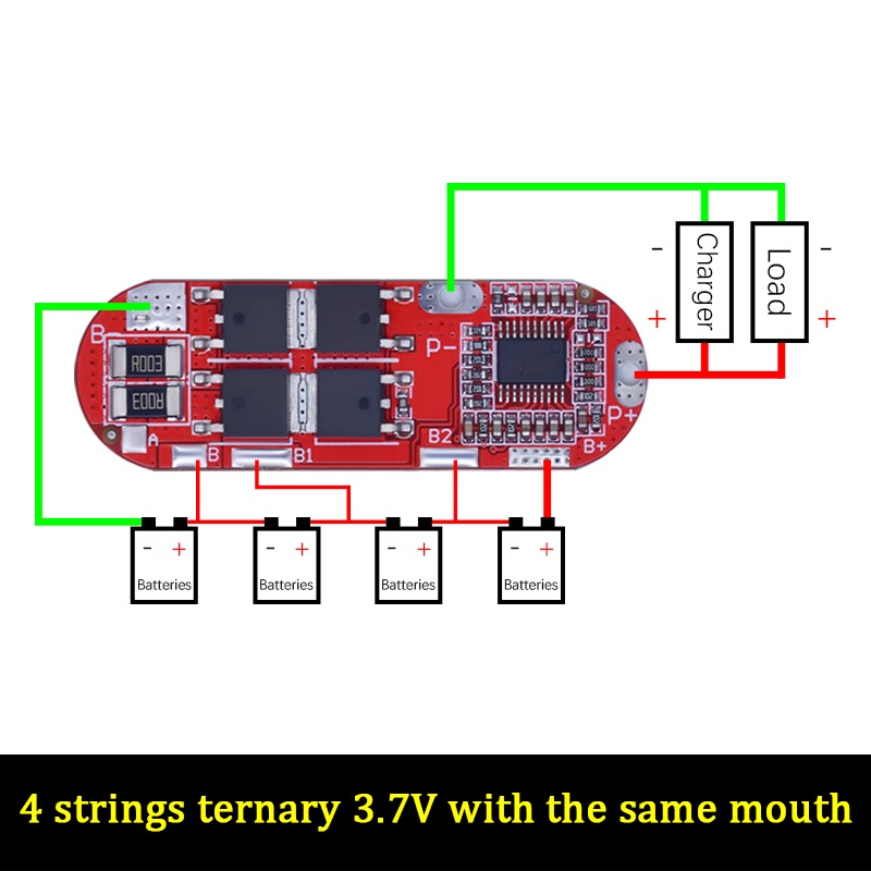 Bảng Mạch Sạc Pin Lipo Pcm 18650 Lipo Bms 18650 1S 2S 10A 3S 4S 5S 25A Bms