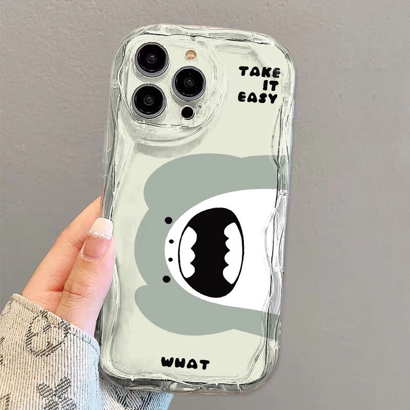 ✅Ốp Điện Thoại Mềm Trong Suốt Chống Sốc Hình Cá Mập Nhỏ ZOA4 Cho iPhone14 / 13promax 12 / 11 7 / 8p xsxr